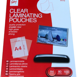 Lamineerimiskile A4 College Antistatic 80mkr (216x303mm), 100 lehte