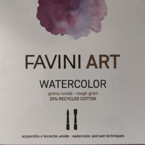 Akvarellplokk A5 300 g, 10 lehte Favini Art, 25% puuvilla