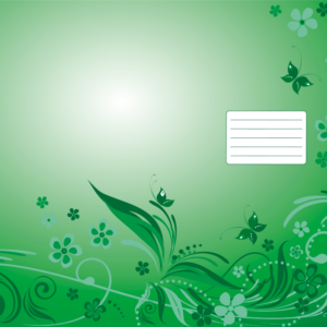 Töövihiku kattepaber (490*350 mm), 50 lehte pakis, roheline