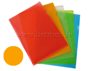 L-tasku A4 Osiris Premium gloss, mandariinikollane