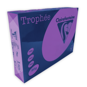 Värviline paber Trophee A4 80 g, intensiivne lilla