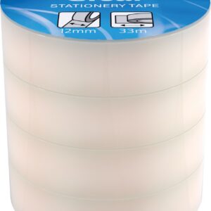 Kleeplint 18mm x 33m CLEAR, 4tk hind (59661)