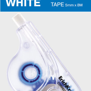 Korrektuurlint 5mm x 8m TECHNO WHITE, riputuspakis