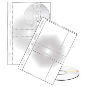 Köidetav CD tasku 2-le , läbipaistev