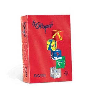 Värviline paber Le Cirque A4 80 g, punane (Rosso Scarlatto 209), 500lehte