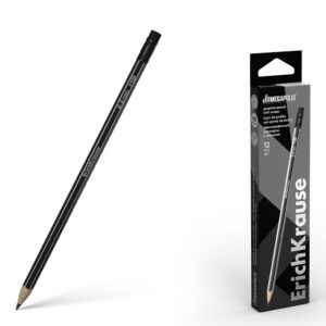 Harilik pliiats kuuskant kummiga MEGAPOLIS HB (12)