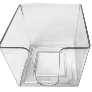 Märkmepaberi hoidja 9x9x9cm Osiris, läbipaistev