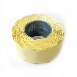 Hinnapüstoli etikett 26x12mm, kollane, 1000tk rullis
