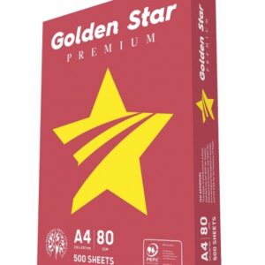 Koopiapaber A4 80 g Golden Star Premium, 500 lehte pakis