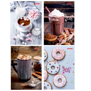 Kontoriraamat A4 96 lehte ruut Osiris SWEET TOOTH