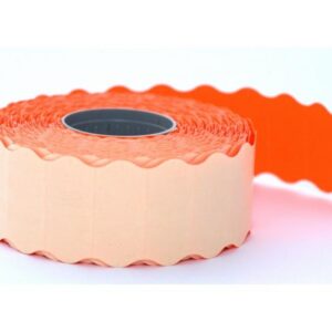 Hinnapüstoli etikett 26x16mm, punane, 1000tk rullis