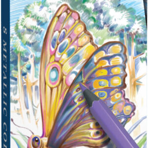 Värvipliiatsid 8 värvi Metallic Creative Line