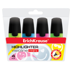 Tekstimarkeri komplekt Visioline Mini, 5,2 mm, 4 värvi