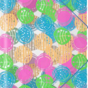 Nurgakummiga plastmapp A5+ BUTTONS (47204)