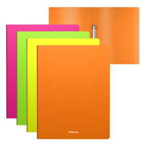 Rõngaskaas A4 2 rõngast, selg 24mm Matt Neon, 4värvi assortii