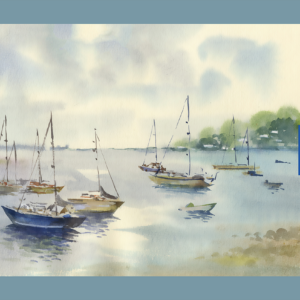 Akvarellplokk A3 200 g, 15 lehte – purjekad