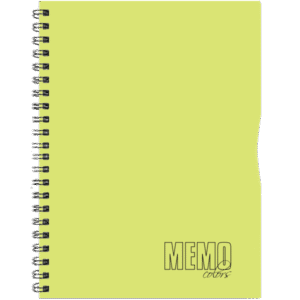 Memo Colour A4 ruut, 80 lehte, kollane