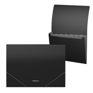 Lõõtsmapp A4 Matt Classic, 6 taskut, must