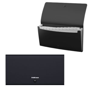 Lõõtsmapp C65 Matt Classic, 12 taskut, must