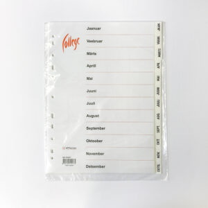 Vahelehed A4 Jaan-Dets College plastik valge