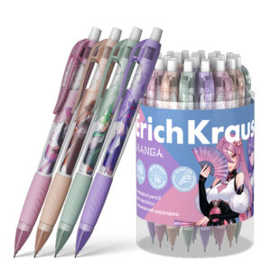 Mehaaniline pliiats ümar Manga 0.7mm HB plasttopsis (24)