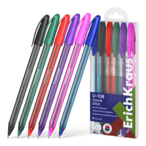 Pastapliiats U-108 Color Stick 1.0, 6 erivärvilist riputuspakis