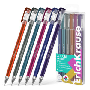 Geelpliiats G-Cube Metallic Stick, 6 värvi riputuspakis