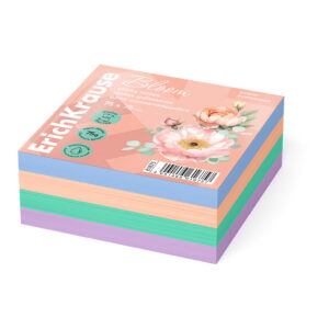 Märkmepaber Pastel Bloom 75x75mm, 4 värvi, 400 lehte