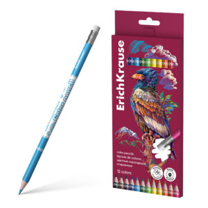 Värvipliiatsid 12 värvi Safari, kartongpakis