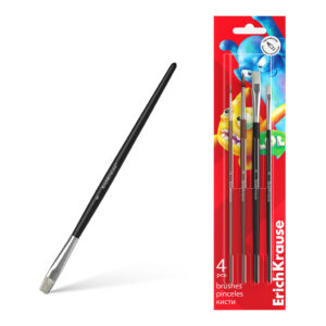 Pintslite komplekt Jolly Friends, seaharjas ja poni, 4tk riputuspakis