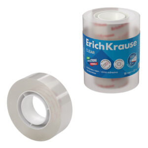 Kleeplint 18mm x 33m CLEAR, 4tk hind