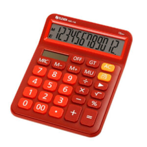 Kalkulaator Eleven CDC11RDE, 12 kohta, punane