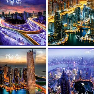 Kaustik A5 60 lehte ruut, MAGIC CITY