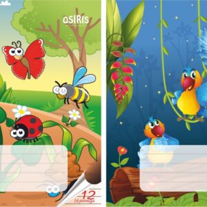 Vihik 12 lehte, 16 joont Osiris