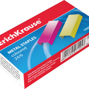 Klambrid 24/6 värviline Erich Krause