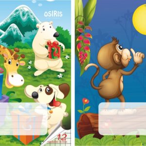 Vihik 12 lehte, 7×7 ruut Osiris