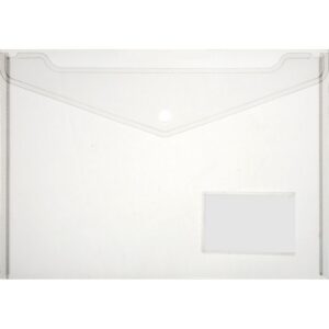 Kileümbrik trukiga A4 nimekaardi taskuga 0.16mm, läbipaistev