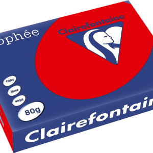 Värviline paber Trophee A4 80 g, korallpunane