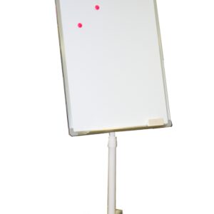 Valge magnettahvel ratastel 70x100cm Osiris, alumiiniumraam