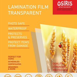 Lamineerimiskile A4 Osiris Gloss 125mkr, 100 lehte