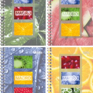 Spiraalkaustik A5 96 lehte ruut Macro