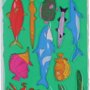 Šabloon-joonlaud 26,5×18,5cm, Kalad (angerjas, lest)