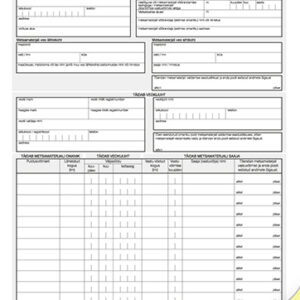 Blankett Metsamaterjali veoseleht A4 pikuti, 3×1 lehte, isekopeeruv