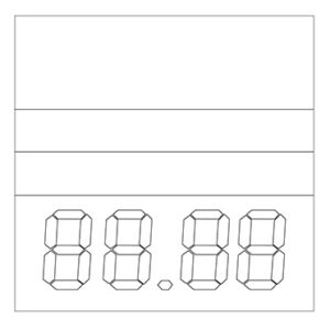 Blankett Hinnasilt kahekohaline, valge valgel taustal