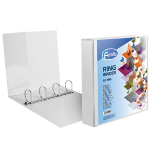 Rõngaskaas A4 4 rõngast, D-klamber 50mm Forofis PANORAMA, valge