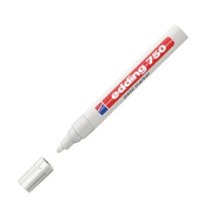 Marker Edding E750, valge 2-4mm
