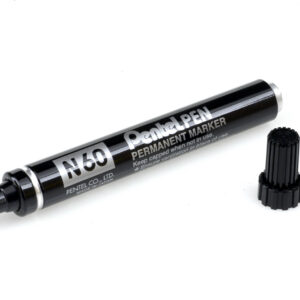 Marker Pentel N60 lõigatud,  must