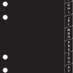 Compact-A6 plastregister A-Ü