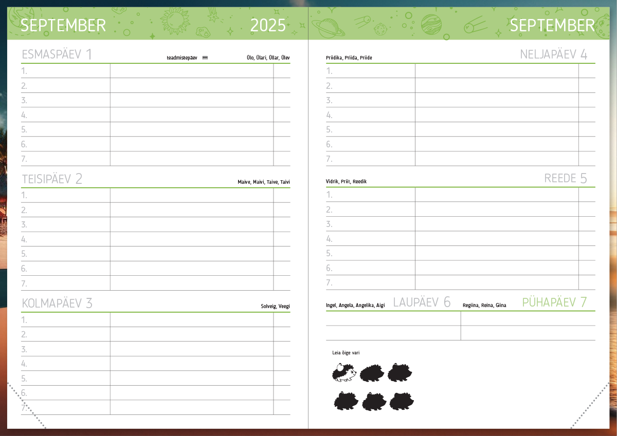 Koolipäevik A5 – pilt 1 | Kasseti Expert