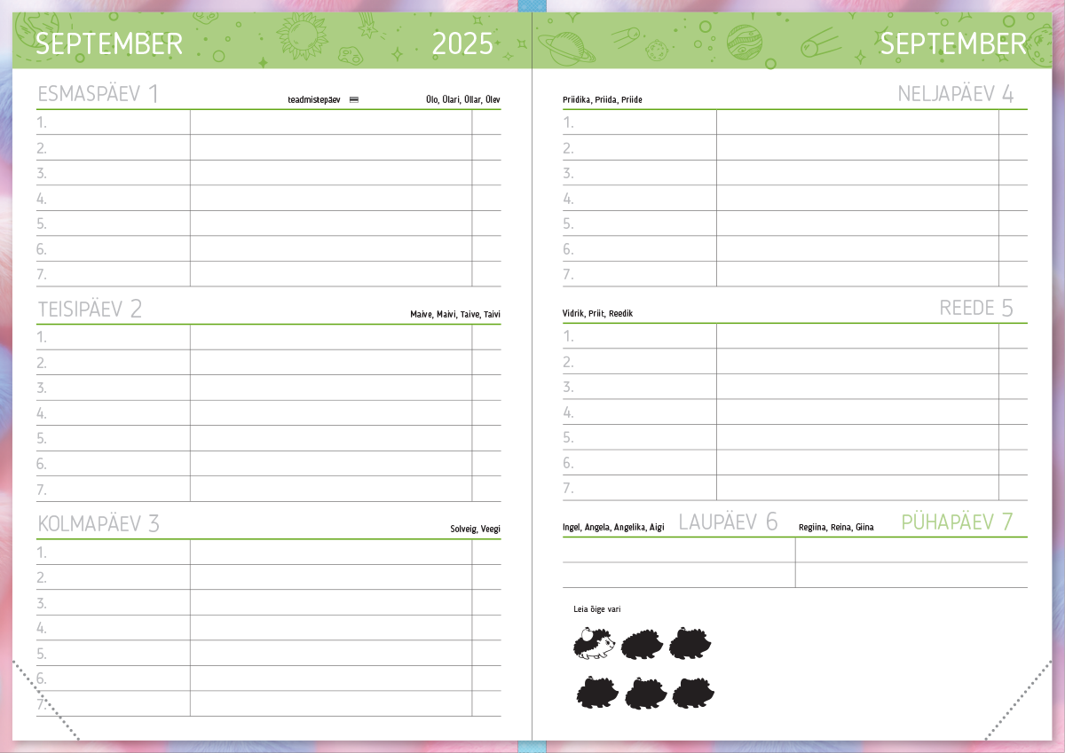 Koolipäevik A5 – pilt 2 | Kasseti Expert